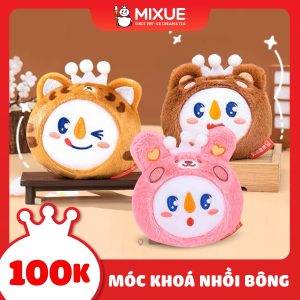 Móc khóa nhồi bông hình mixue