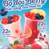 Sữa thạch berry berry và Dâu chanh nhiệt đới