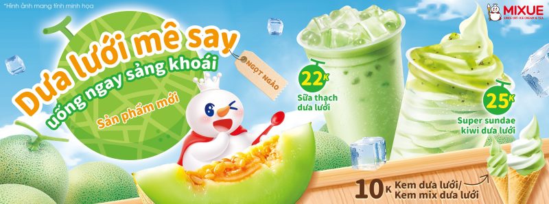 Dưa lưới Mixue